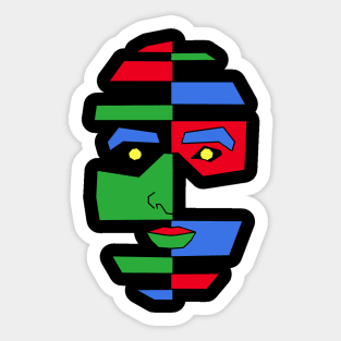 Fractured portrait - Matthew Sticker